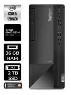 Lenovo NEO 50T 11SE00MJTX Harici Radeon RX 550 Intel Core i5 12400 36 GB Ram 2 TB SSD Tower Windows 11 Home Masaüstü Bilgisayar + PER4 BELLEK