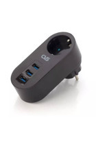 Cvs Dn 9204 Tekli Soket 3'lü USB Kablosuz Tekli Akım Korumalı Priz