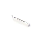River World 4'lü Soket 2 metre 3'lü USB Kablolu Çiftli Akım Korumalı Priz