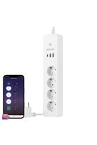 Neutron Ntl-Sw07 4'lü Soket 1 metre 2'li USB Kablolu Çiftli Akım Korumalı Priz