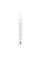 S-Link Spg403U 4'lü Soket 1.5 metre 3'lü USB Kablolu Tekli 750 J Akım Korumalı Priz