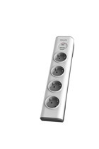 Philips Spn7040Wa 4'lü Soket 2 metre Kablolu Çiftli 600 J Akım Korumalı Priz