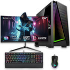 Izoly E-VİX RHEA Harici GeForce GTX 1660 Super Intel Core i5 10400F 16 GB Ram 512 GB SSD Tower FreeDos 24 inç Monitörlü Masaüstü Bilgisayar