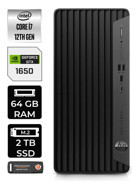 HP Pro Tower 400 G9 6U3M9EA Harici GeForce GTX 1650 Intel Core i7 12700 64 GB Ram 2 TB SSD Tower Windows 11 Home Masaüstü Bilgisayar + PER4 BELLEK