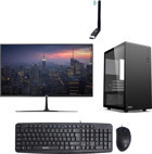 Izoly M110 GLASS Harici GeForce RTX 3060 Ti Intel Core i5 3470 16 GB Ram 256 GB SSD Tower FreeDos 22 inç Monitörlü Masaüstü Bilgisayar