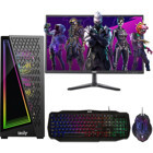 Izoly DARKNESS Harici Radeon RX 550 Intel Core i5 10400F 8 GB Ram DDR5 256 GB SSD Tower FreeDos 24 inç Monitörlü Masaüstü Bilgisayar