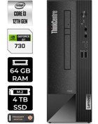 Lenovo Thinkcentre Neo 50S 11SX002VTXP350 Harici GeForce GT 730 4 GB Intel Core i3 12100 64 GB Ram 4 TB SSD Tower FreeDos Masaüstü Bilgisayar + PER4 BELLEK