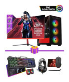 Ramtech EXTREME X80 Harici GeForce RTX 3060 Ti Intel Core i7 5820K 32 GB Ram 960 GB SSD Tower FreeDos 23.6 inç Monitörlü Masaüstü Bilgisayar