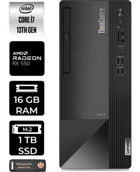 Lenovo Thinkcentre Neo 50T 12JD0008TRP313 Harici Radeon RX 550 Intel Core i7 13700 16 GB Ram 1 TB SSD Tower FreeDos Masaüstü Bilgisayar + PER4 BELLEK