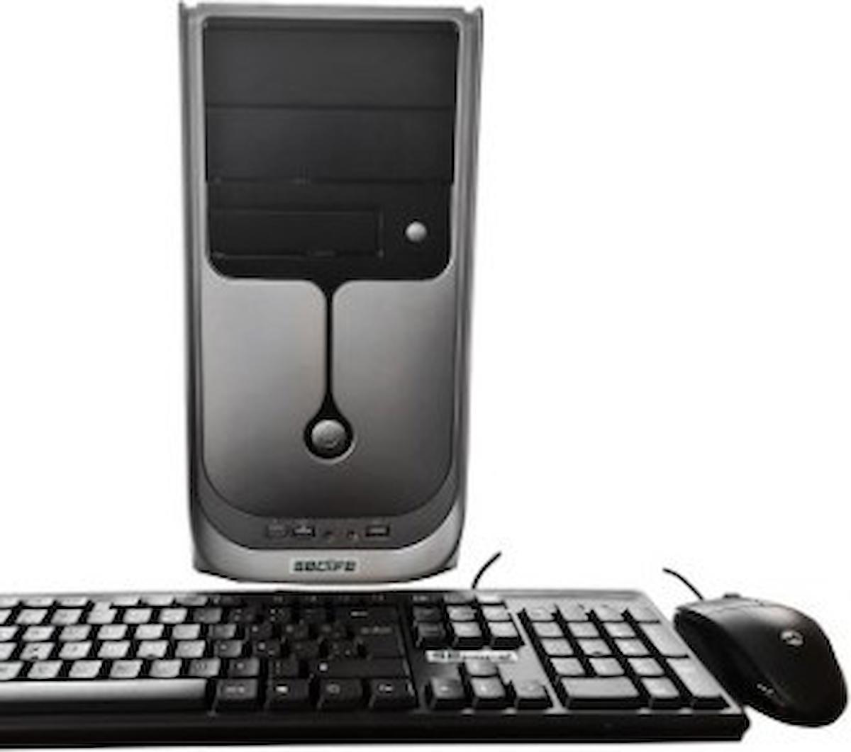 Seclife SC-5530 Harici GeForce RTX 3060 Ti Intel Core i3 530 4 GB Ram 128 GB SSD Tower FreeDos Masaüstü Bilgisayar