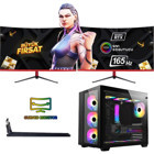 Ramtech RAMTCH FF PRİME R550 EKSTRA Harici GeForce RTX 4060 AMD Ryzen 5 5500 32 GB Ram 1 TB SSD Tower FreeDos 23.6 inç Monitörlü Masaüstü Bilgisayar