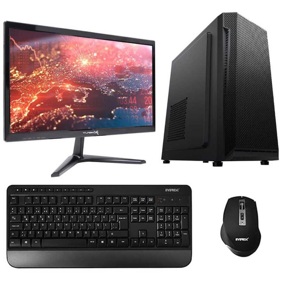 Turbox TX875 Dahili Intel HD Graphics 2500 Intel Core i5 3470 8 GB Ram DDR3 256 GB SSD Tower FreeDos Masaüstü Bilgisayar