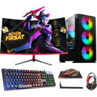 Ramtech Bf ROG Plus Harici GeForce RTX 3060 Ti Intel Core i5 9400F 4 GB Ram 480 GB SSD Tower FreeDos 23.6 inç Monitörlü Masaüstü Bilgisayar