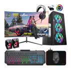 Xaser XSR727 Harici GeForce GT 740 Intel Core i5 3470 16 GB Ram 512 GB SSD Tower FreeDos 24 inç Monitörlü Masaüstü Bilgisayar