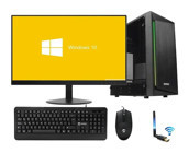 Zeiron ZWC M140 Dahili Intel HD Graphics Intel Core i5 650 4 GB Ram 320 GB hdd SSD Tower FreeDos 18.5 inç Monitörlü Masaüstü Bilgisayar