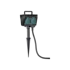 Brennenstuhl Socket Outlet With Earth Rod IP44 Kalın Topraklı Anahtarlı 8'li 8 m Uzatma Kablolu Priz Mavi
