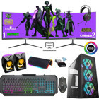 Xaser XSR729 Harici GeForce RTX 3060 Ti Intel Core i5 3470 16 GB Ram 512 GB SSD Tower FreeDos 24 inç Monitörlü Masaüstü Bilgisayar