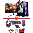 Ramtech DG370 Harici Radeon RX 550 AMD Ryzen 5 3600 32 GB Ram 512 GB SSD Tower Windows 11 Pro 23.8 inç Monitörlü Masaüstü Bilgisayar