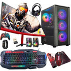 Turbox TX5142 Harici GeForce RTX 3060 Ti Intel Core i5 8400 16 GB Ram 512 GB SSD Tower FreeDos 23.6 inç Monitörlü Masaüstü Bilgisayar