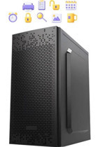 Wx WX001 Harici GeForce RTX 3060 Ti Intel Core i5 3470 16 GB Ram 256 GB SSD Tower FreeDos Masaüstü Bilgisayar