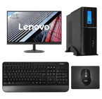 Lenovo TURBOX TX3118 Harici GeForce RTX 3060 Ti Intel Core i7 4470 16 GB Ram 512 GB SSD Slim Tower FreeDos 23.8 inç Monitörlü Masaüstü Bilgisayar