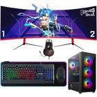Turbox TX4010 Harici Radeon RX 550 AMD Ryzen 5 5500 16 GB Ram DDR4 512 GB SSD Tower FreeDos 23.6 inç Monitörlü Masaüstü Bilgisayar