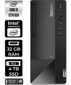 Lenovo Thinkcentre Neo 50T 11SC001ATXP330 Harici GeForce RTX 3060 Ti Intel Core i3 12100 32 GB Ram 4 TB SSD Tower FreeDos Masaüstü Bilgisayar + PER4 BELLEK