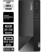 Lenovo Thinkcentre Neo 50T 11SE00BPTXP367 Harici Radeon RX 550 Intel Core i5 12400 20 GB Ram 512 GB SSD Tower Windows 11 Home Masaüstü Bilgisayar + PER4 BELLEK