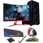 Ramtech DG252 Harici Radeon RX 550 Intel Core i5 650 16 GB Ram 256 GB SSD Tower FreeDos 27 inç Monitörlü Masaüstü Bilgisayar