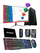 Ramtech WORKForce WF158 Harici GeForce RTX 3060 Ti Intel Core i5 3470 16 GB Ram 256 GB + 500 GB SSD Tower FreeDos 23.6 inç Monitörlü Masaüstü Bilgisayar