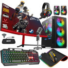 Zeiron FX75 Harici Radeon RX 550 Intel Core i5 3470 16 GB Ram 256 GB + 1 TB SSD Tower FreeDos 23.6 inç Monitörlü Masaüstü Bilgisayar