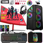 Xaser XSR455 Harici GeForce RTX 3060 Ti Intel Core i5 10400F 16 GB Ram 256 GB SSD Tower FreeDos 23.8 inç Monitörlü Masaüstü Bilgisayar