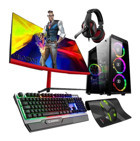 Zeiron GTX60 Harici GeForce GTX 1650 AMD Ryzen 5 3600 16 GB Ram 256 GB + 3 TB SSD Tower FreeDos 23.8 inç Monitörlü Masaüstü Bilgisayar