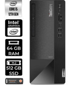 Lenovo Thinkcentre Neo 50T 11SE00BJTXP447 Dahili Intel UHD Graphics Intel Core i5 12400 64 GB Ram 512 GB SSD Tower Windows 11 Pro Masaüstü Bilgisayar + PER4 BELLEK