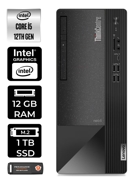 Lenovo Thinkcentre Neo 50T 11SE00BJTX Dahili Intel UHD Graphics Intel Core i5 12400 12 GB Ram 1 TB SSD Tower Windows 11 Pro Masaüstü Bilgisayar + PER4 BELLEK