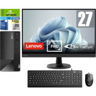 Lenovo Thinkcentre Neo 50T GEN4 712JB005ATR55 Harici GeForce RTX 3060 Ti Intel Core i7 13700 32 GB Ram 4 TB SSD Tower Windows 11 Pro 27 inç Monitörlü Masaüstü Bilgisayar + Zetta Flash Bellek