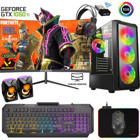 Xaser XSR539 Harici GeForce GTX 1050 Ti Intel Core i5 4440 16 GB Ram 256 GB SSD Tower FreeDos 24 inç Monitörlü Masaüstü Bilgisayar