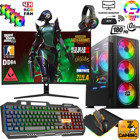 Zeiron GTX70 Harici GeForce GTX 1050 Ti Intel Core i5 12400F 16 GB Ram 1 TB SSD Tower FreeDos 24 inç Monitörlü Masaüstü Bilgisayar