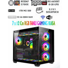 Ramtech Aquarium Harici GeForce RTX 3060 Ti AMD Ryzen 7 M2 32 GB Ram 1 TB SSD Tower FreeDos Masaüstü Bilgisayar