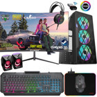 Xaser XSR727 Harici GeForce RTX 3060 Ti Intel Core i5 3470 16 GB Ram 512 GB SSD Tower FreeDos 24 inç Monitörlü Masaüstü Bilgisayar