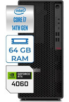 Lenovo Thinkstation P2 30FSS0VJ0041 Harici GeForce RTX 4060 Intel Core i7 14700 64 GB Ram DDR5 4 TB SSD Tower Windows 11 Pro Masaüstü Bilgisayar