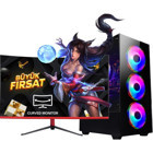 Ramtech RG540-1020 Harici Radeon RX 550 Intel Core i5 4570 16 GB Ram 480 GB SSD Tower FreeDos 23.6 inç Monitörlü Masaüstü Bilgisayar