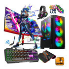 Zeiron IRONHİDE X30 Harici GeForce RTX 3060 Ti AMD Ryzen 5 3600 16 GB Ram 512 GB SSD Tower FreeDos 23.8 inç Monitörlü Masaüstü Bilgisayar