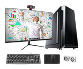Turbox OFFİCEWORK Dahili Intel HD Graphics Intel Core i5 650 8 GB Ram 256 GB SSD Tower FreeDos 23.8 inç Monitörlü Masaüstü Bilgisayar