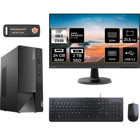 Lenovo Thinkcentre Neo 50T 11SE00BPTXMNT1324 Harici Radeon RX 550 Intel Core i5 12400 24 GB Ram 2 TB SSD Tower FreeDos 21.5 inç Monitörlü Masaüstü Bilgisayar + PER4 BELLEK