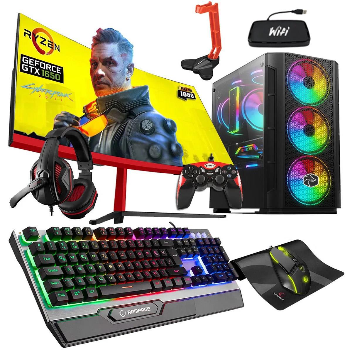 Zeiron GTX90 Harici GeForce GTX 1650 AMD Ryzen 5 3600 32 GB Ram DDR4 512 GB SSD Tower FreeDos Masaüstü Bilgisayar