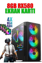 Dmc N141X Harici Radeon RX 580 Intel Core i5 2400 16 GB Ram 500 GB HDD + 256 GB SSD Tower FreeDos Masaüstü Bilgisayar