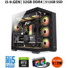 Zeiron ZERO RTX65 Harici GeForce RTX 3050 Intel Core i5 9400F 32 GB Ram 512 GB SSD Tower FreeDos Masaüstü Bilgisayar
