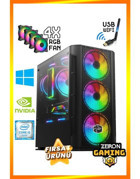 Zeiron OMEN X50 Harici GeForce GT 730 Intel Core i5 3470 16 GB Ram 256 GB SSD Tower FreeDos Masaüstü Bilgisayar