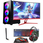 Ramtech DG287 Harici GeForce GTX 750 Ti Intel Core i5 650 16 GB Ram 500 GB HDD + 256 GB SSD Tower FreeDos 27 inç Monitörlü Masaüstü Bilgisayar